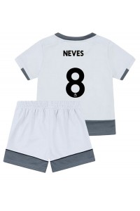 Wolves Ruben Neves #8 Babytruitje 3e tenue Kind 2022-23 Korte Mouw (+ Korte broeken)